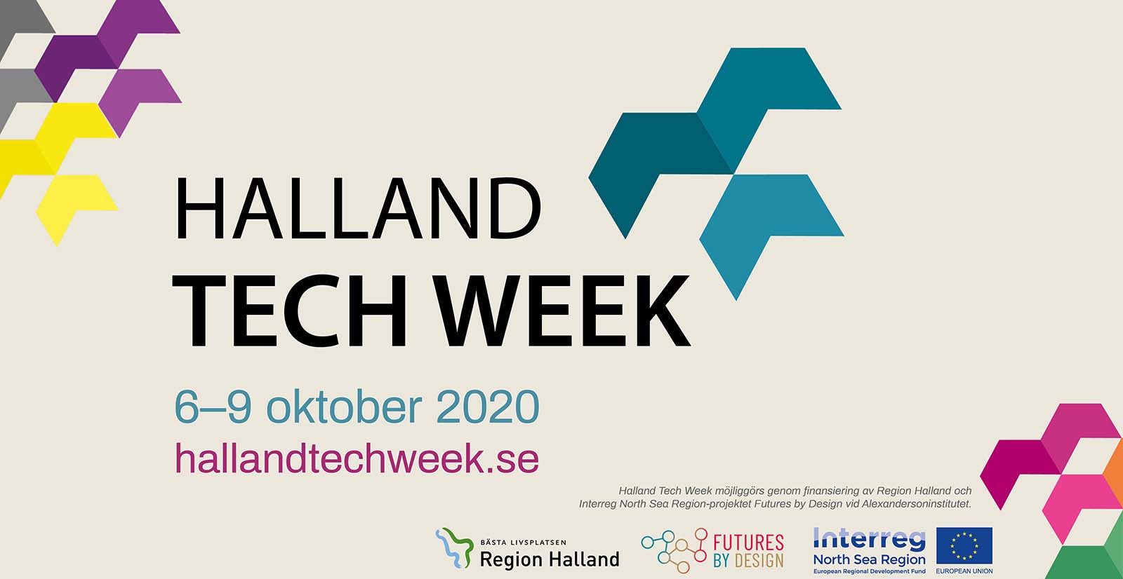 Halland Tech Week pågår 6-9 oktober 2020, besök www.hallandtechweek.se för mer information.